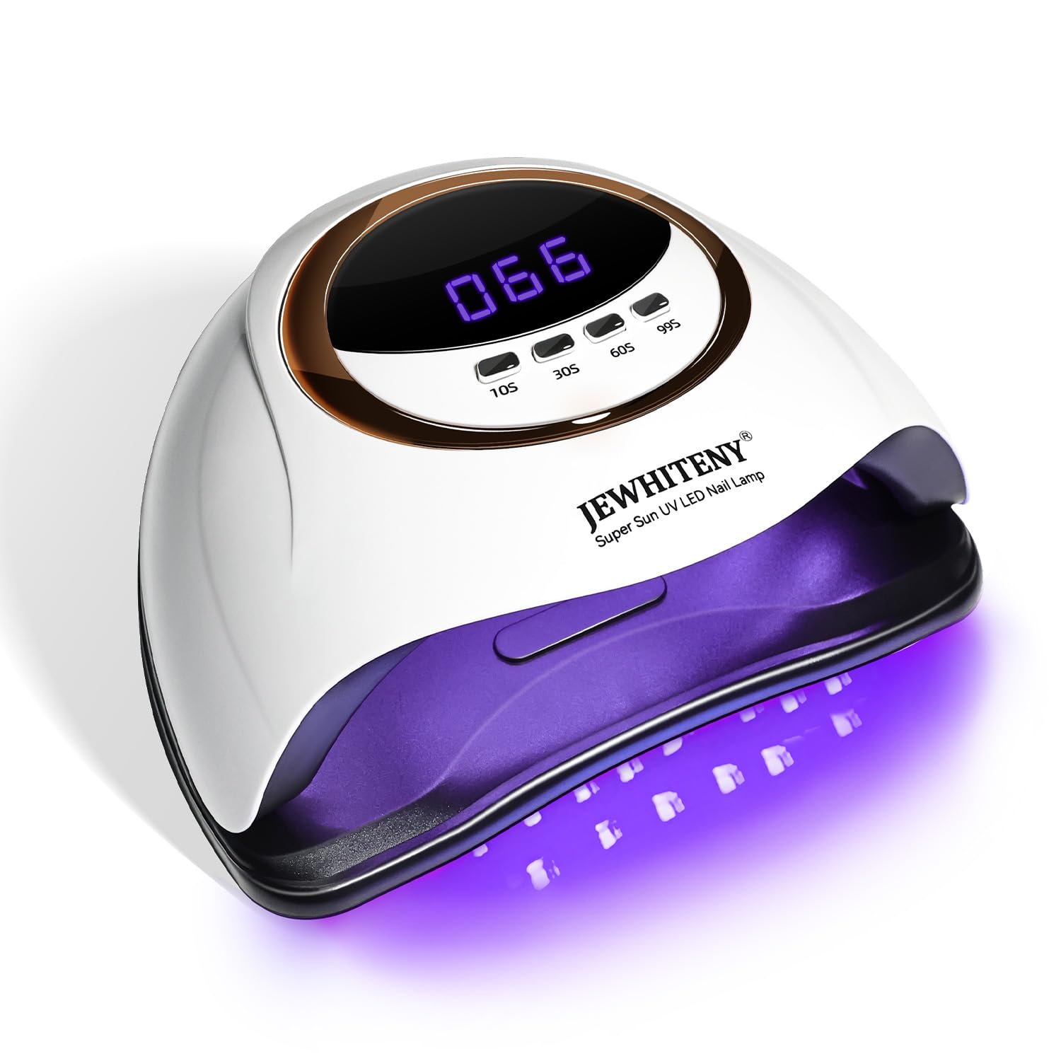 66-LED UV Nail Lamp: Gel Polish Dryer with 4 Timers & Sensor