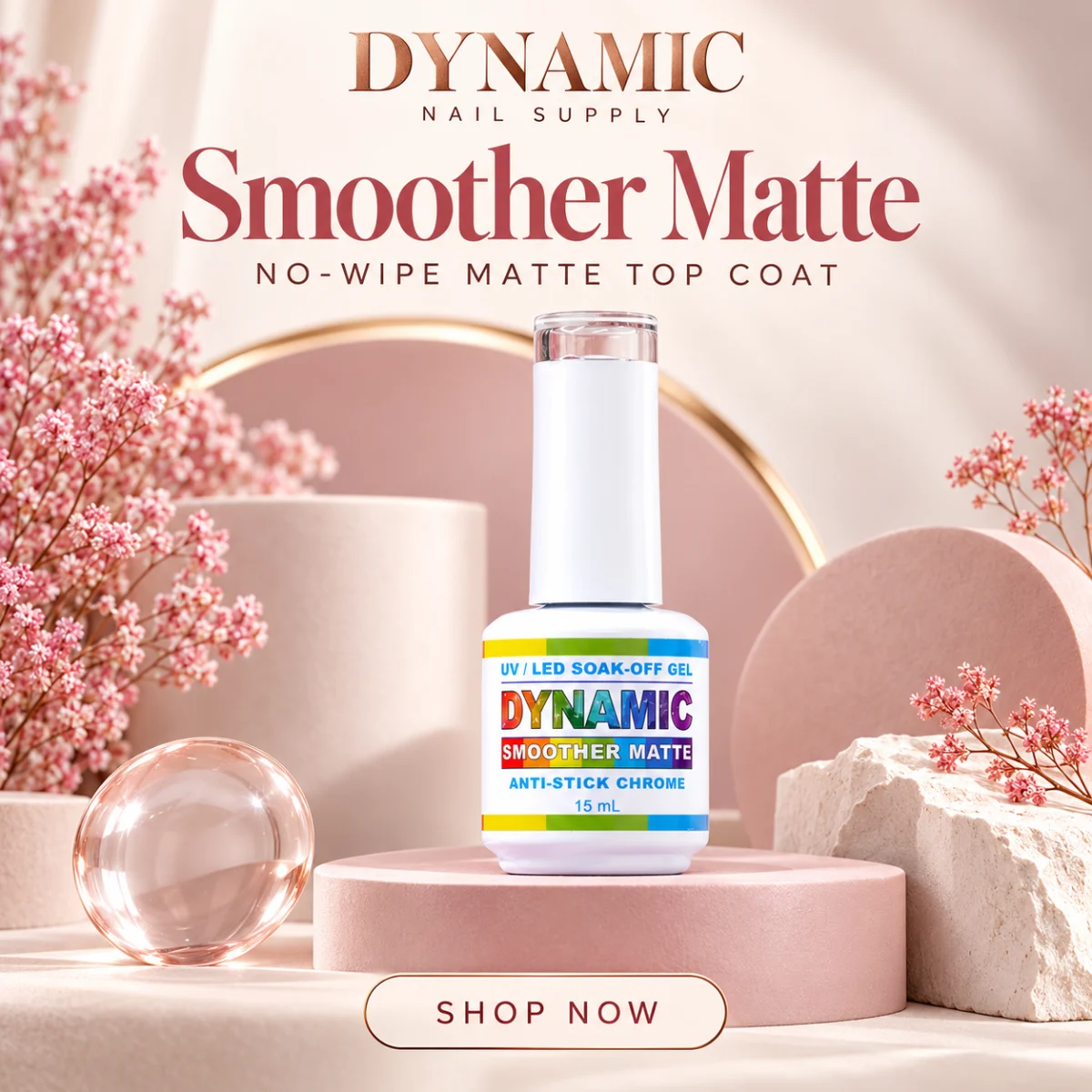 Smoother Matte Top Coat Smoother Matte no-wipe matte top coat 15 mL